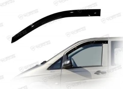 Дефлекторы окон (ветровики) Mercedes Benz Vito (W639) 2002-2014"EuroStandard" (Мерседес Вито) Кобра Тюнинг