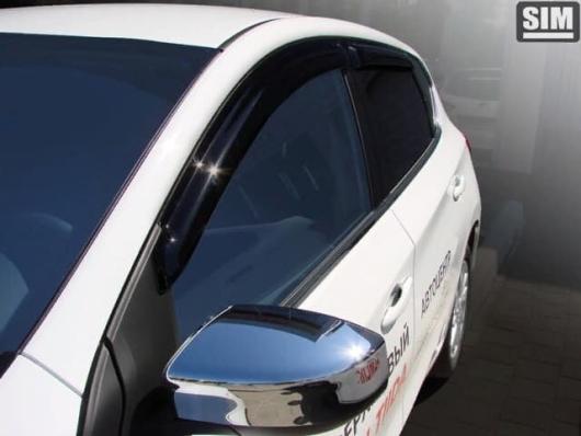 Дефлекторы окон (ветровики) Nissan Tiida 2015- (Ниссан Тиида) SIM