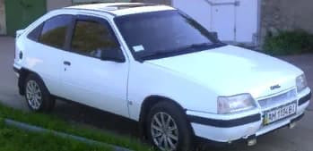 Дефлекторы окон (ветровики) Opel Kadett E 3d Hb 1984-1991 (Опель Кадет) Кобра Тюнинг