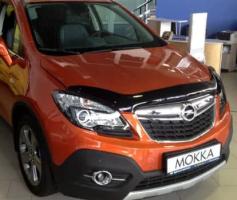 Дефлектор капота (мухобойка) Opel Mokka 2012- (Опель Мокка) SIM