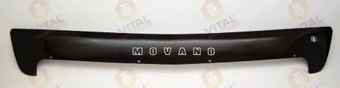 Дефлектор капота (мухобойка) Opel Movano c 2010 г.в. (Опель Мовано) Вип Тюнинг