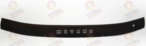 Дефлектор капота (мухобойка) Opel Movano с 1998–2003 г.в. (Опель Мовано) Вип Тюнинг