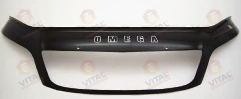 Дефлектор капота (мухобойка) Opel Omega В с 1999-2003 г.в.(ресталинг) (Опель Омега) Вип Тюнинг