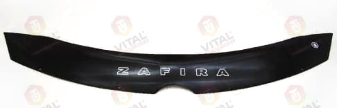 Дефлектор капота (мухобойка) Opel Zafira C c 2011 г.в. (короткий) (Опель Зафира) Вип Тюнинг