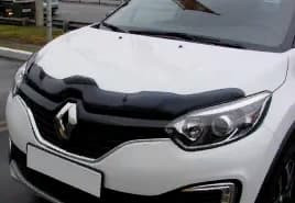Дефлектор капота (мухобойка) Renault Kaptur 2013- (Рено Каптюр) SIM