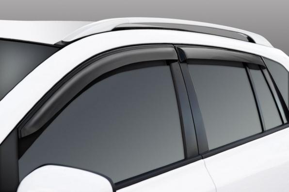 Дефлекторы окон (ветровики) Subaru Outback IV 2009-2014 (Субару Аутбэк) Кобра Тюнинг