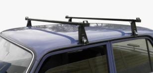Багажник на крышу для ГАЗ Волга 3110 на водостоки (прямоугольные дуги) Евродеталь