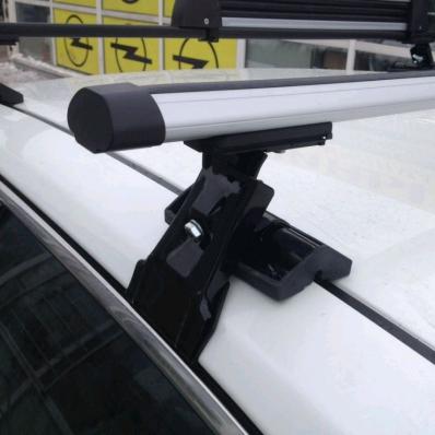 Багажник на крышу для Hyundai Accent за дверные проемы (аэродинамические дуги) Евродеталь