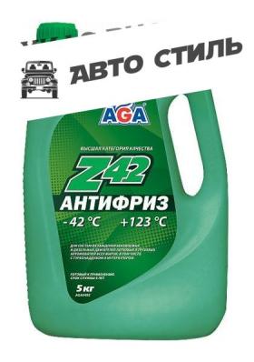 AGA 049Z Антифриз 5литр. зеленый -42С