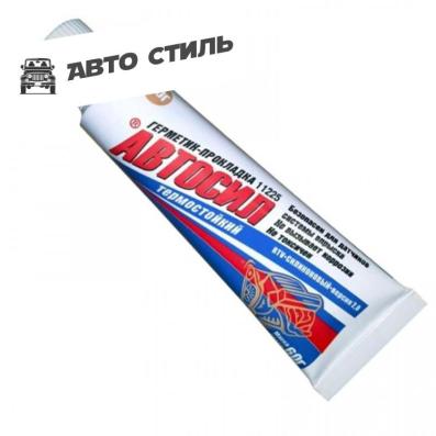 Герметик - прокладка АВТОСИЛ (г.Казань) термостойкий силиконовый серый 60г